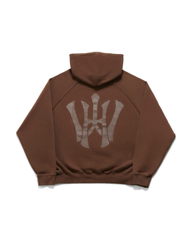 Hoodie Big Logo Brown