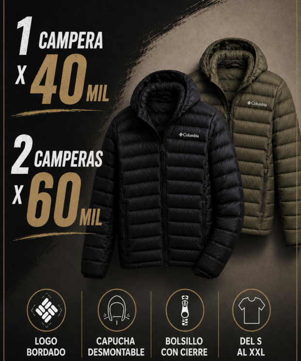 2 camperas Columbia