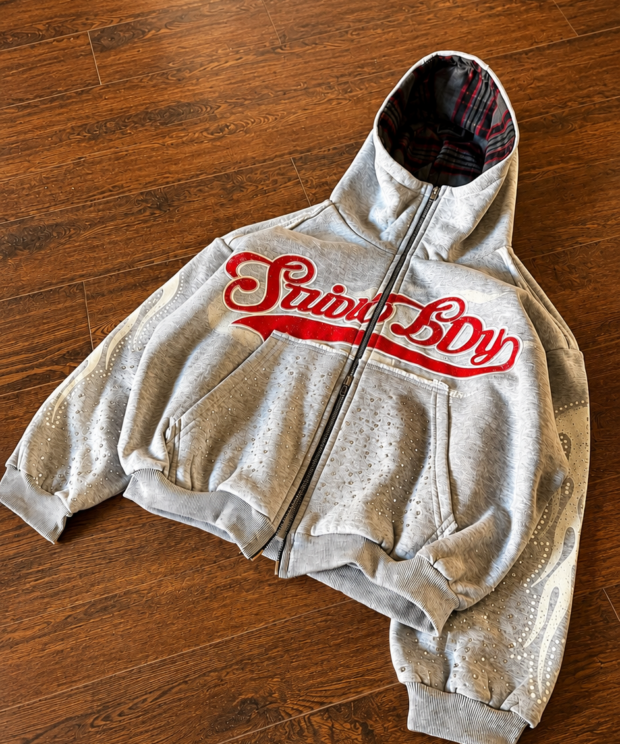 Campera Zip Hoodie Doble cierre