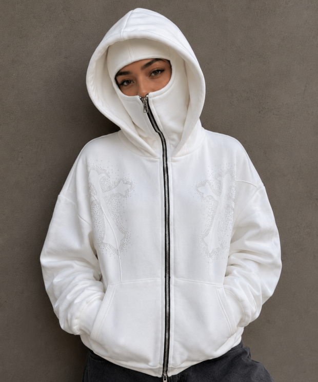 Campera Strass Balaclava