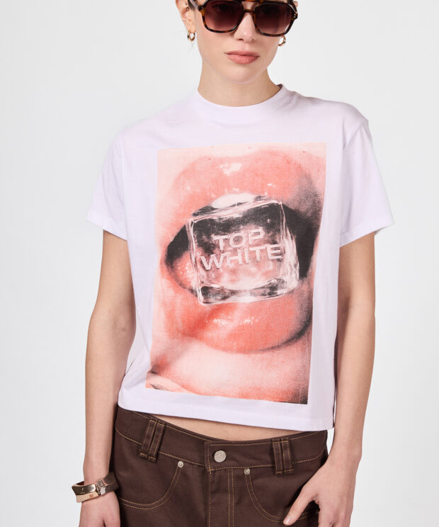 Remera Ice Top White